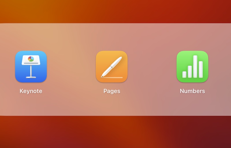 Pages / Numbers / Keynote 