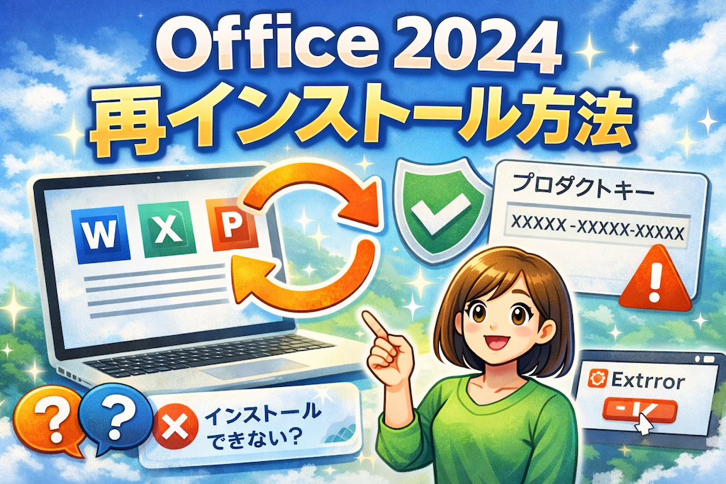 Office 2024 再インストール方法
