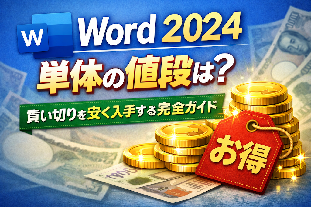 Word 2024 単体の値段は？