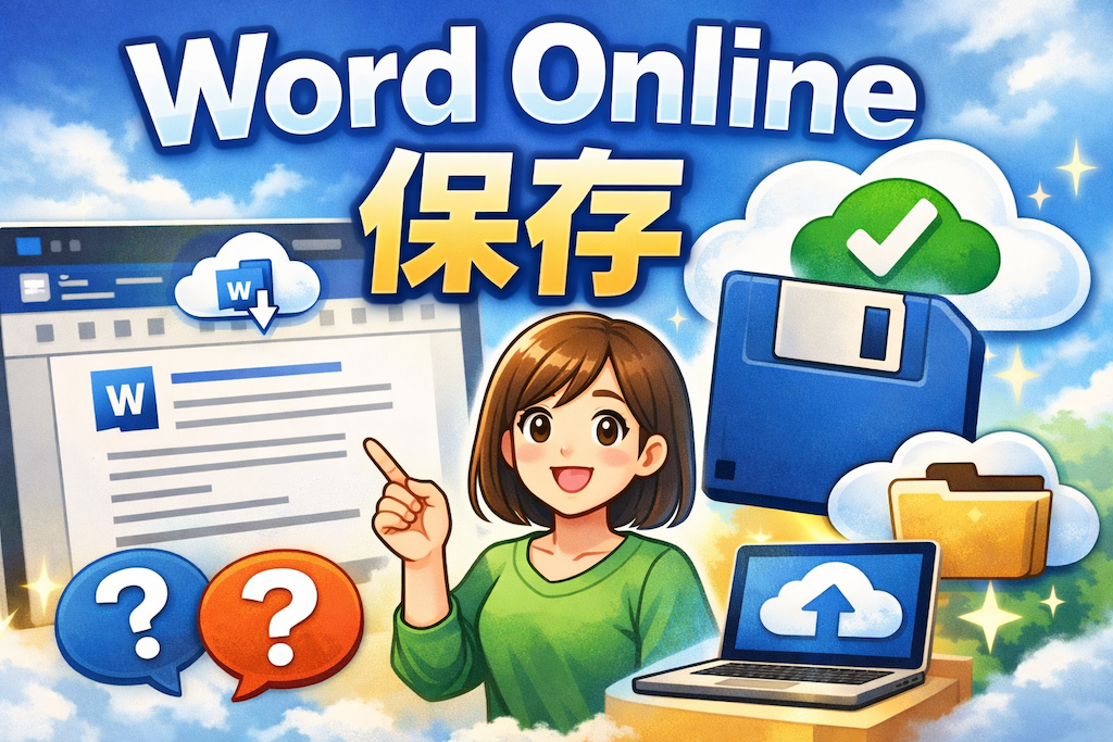 Word Online の保存方法｜自動・手動保存・保存できない原因まで