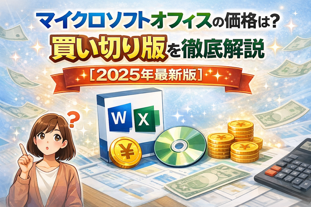 マイクロソフトオフィスの価格は？買い切り版を徹底解説【2025年最新版】　