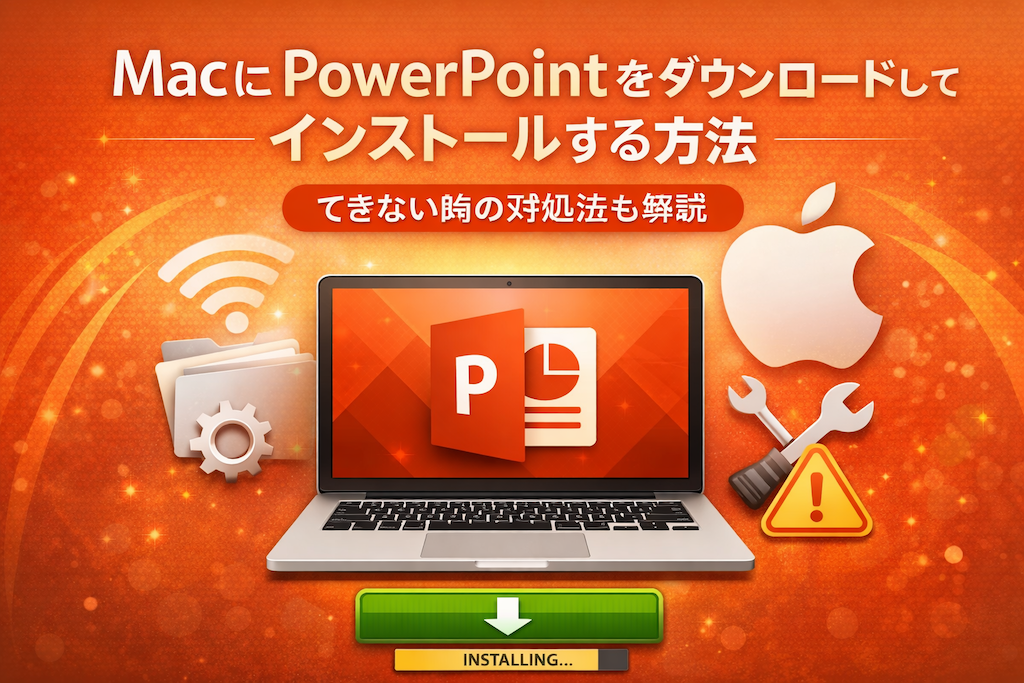 Mac にPowerPoint をダウンロードしてインストールする